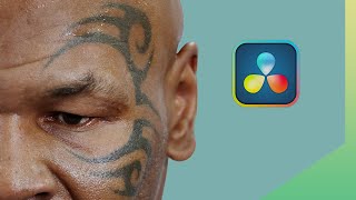 Tattoo your face in Davinci Resolve 18! (surface tracker effect) screenshot 3