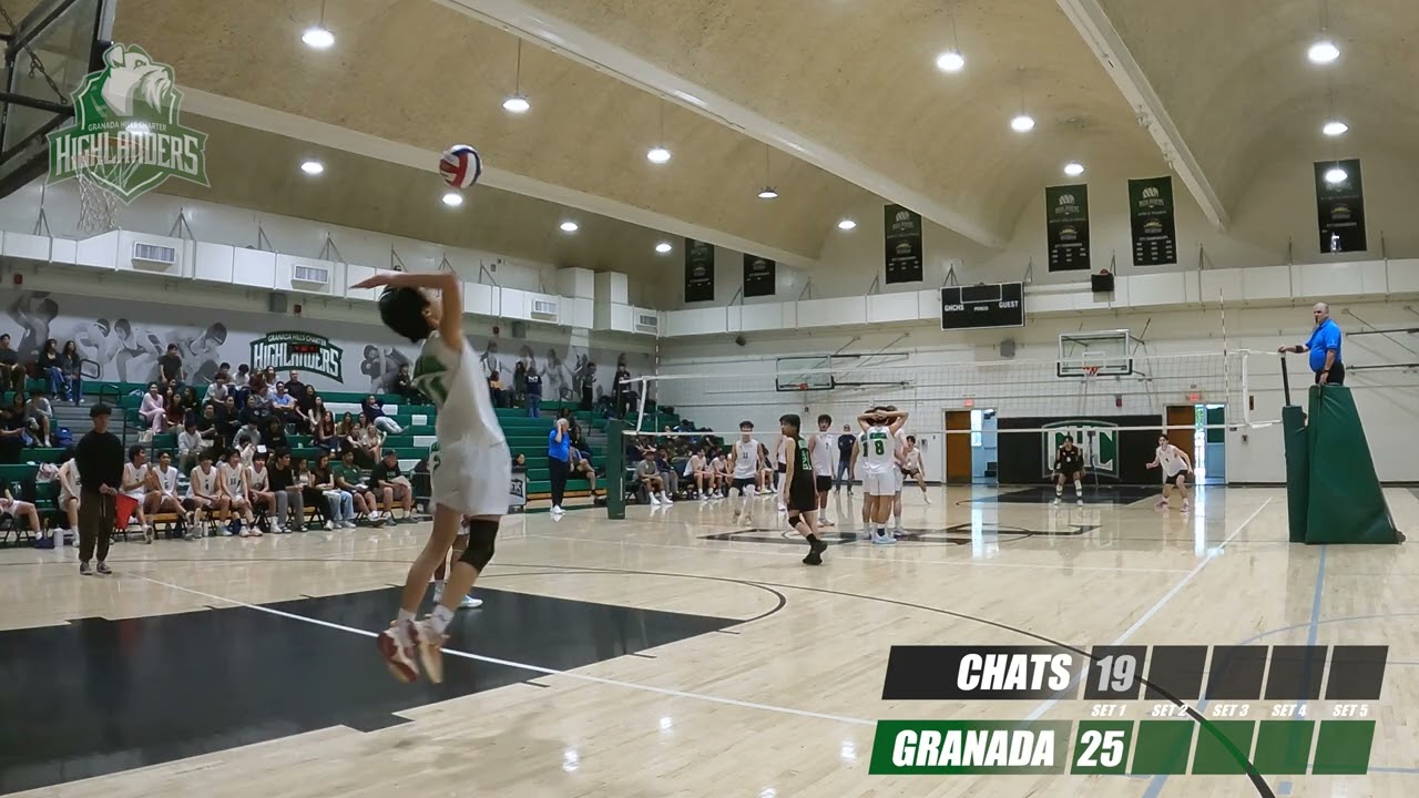 Chatsworth High vs Granada Hills Charter Boys Volleyball