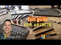 Epic Surface and Tablet Accessories guide - Best tech for Artists and Students - stylus stand review