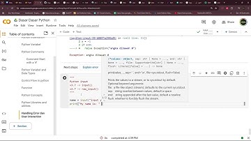 Bagian 9 User Interaction: Mengambil Input dari Pengguna