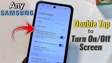 Enable Double Tap to Turn On and Off Screen on Samsung Galaxy Phone!