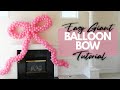 How to Make a Giant Balloon Bow | Easy DIY Balloon Bow Tutorial 🎀