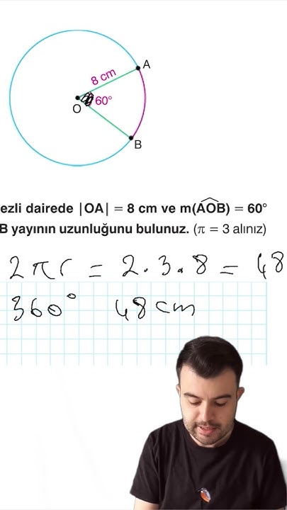 Çember yayının uzunluğu formülü