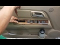 Aca / isuzu alterra / front door panel removal