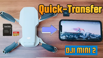 DJI MINI 2 How To use Quick Transfer mode 2023| Easy way