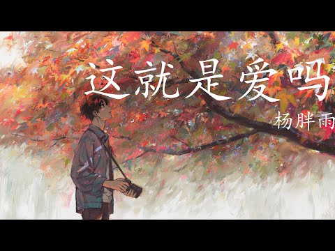 这就是爱吗 - 杨胖雨 「我不怕你爱不爱我 只害怕你以为爱我」【動態歌詞Lyrics】🎶