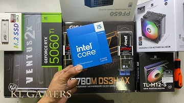 intel Core i5 14400F GIGABYTE B760M DS3H AX msi RTX5060Ti VENTUS 2X DEEPCOOL CH260 Gaming PC Build