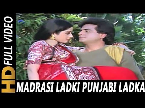 Madrasi Ladki Punjabi Ladka Asha Bhosle  Akalmand 1984 Songs  Jeetendra Sridevi