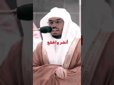 أنضر واخشع للشيخ ياسر الدوسري كيف يتلوا أعظم سورة في القرآن الكريم