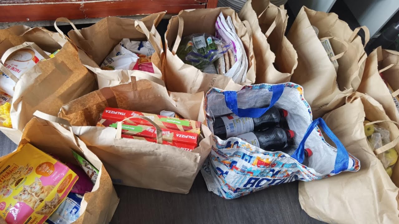 Retour de courses leclerc 256.89€