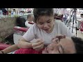 vietnam local hair salon full service massage 9$
