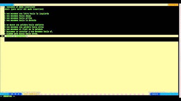 Curso de vim - Movimientos básicos 1