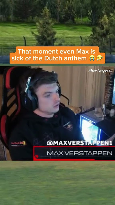 Max vs Dutch national anthem😂(@maxv1stappen_) #f1