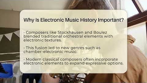Why Is Electronic Music History Important? - Classical Serenade