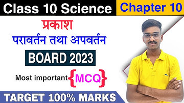 Class 10 Science Chapter 10 | प्रकाश-परावर्तन तथा अपवर्तन | Physics vvi MCQ | | Jac Board exam 2023