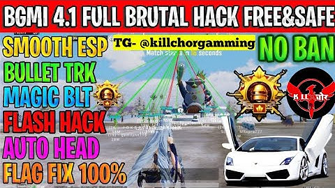 BGMI HACK 4.1 | BGMI 4.1 MOD APK | BGMI ESP HACK | BGMI 4.1 HACK | HOW TO HACK BGMI HACK