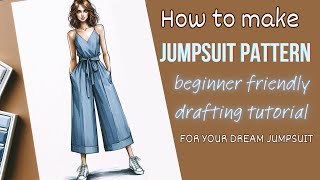 DIY Jumpsuit Pattern Tutorial: Create Your Custom Design!- Beginner Friendly !