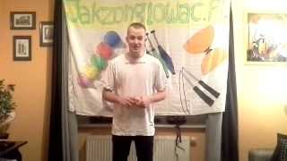 #27 Tennis Columns juggling tick tutorial - Tenisowe Kolumny - slow-motion. PL with ENG SUBS