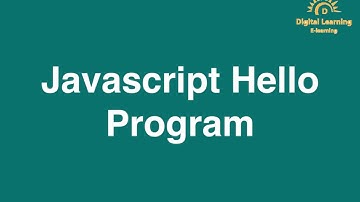 4 Javascript Hello Program  | Online Training Download app from below link