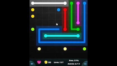 flow game facebook - beginners pack level 127 Connect the dots