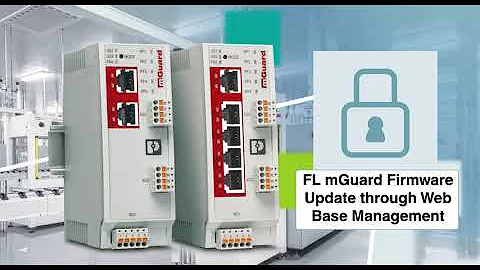 Update the firmware of a new 1100 mGuard using web-based management