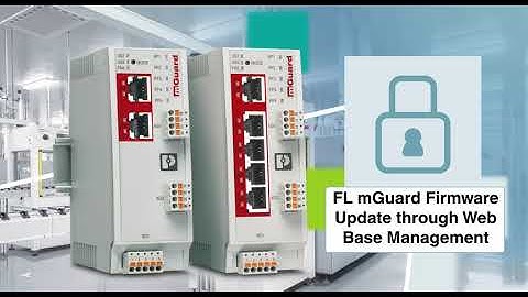 Update the firmware of a new 1100 mGuard using web-based management
