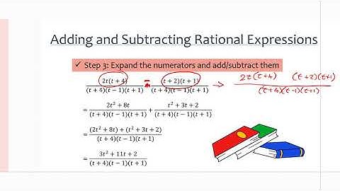 MCR3U/Grade 11 Functions: 2.7 Adding and Subtracting Rational Expressions