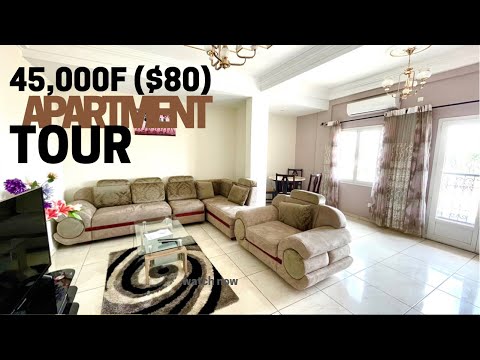 Douala affordable apartment tour | Appartement meuble Douala Cameroun. #French #apartment #Douala