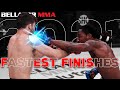 Top Fastest Fight Finishes 2021 | Bellator MMA