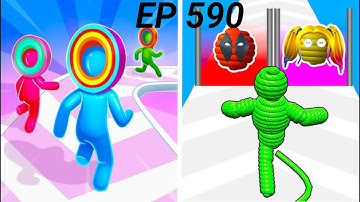Layer man VS Rope Man Gameplay 👹🥶🤯👁️Speed - challenge iOS Android walkthrough Max Level 590