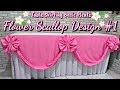 Flower Scallop Design #1 |Table skirting Basic Pleats |Diamond Design |Rose Design |Butterfly, heart