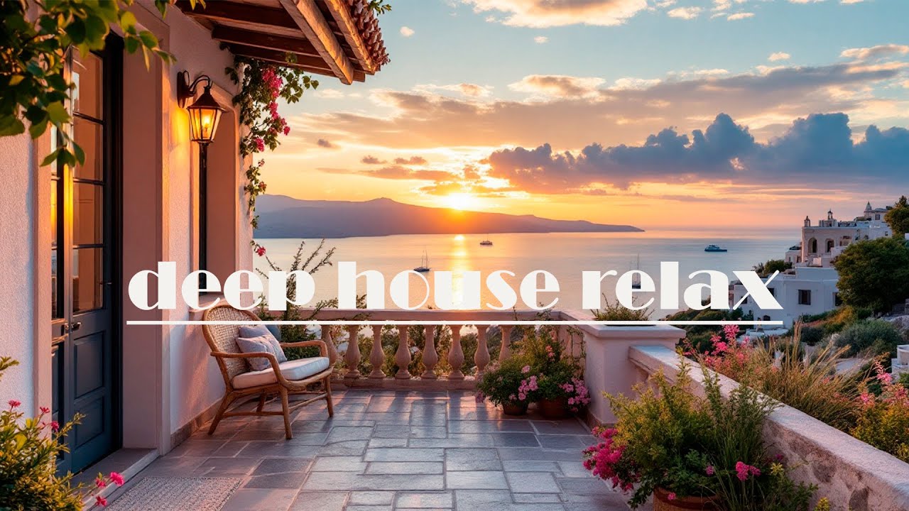 cozy spring deep 🌸 relaxing deep music on the Greek coast for stress relief