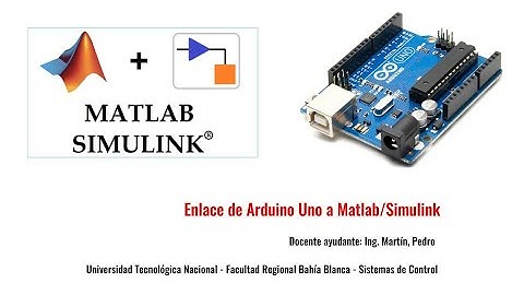 Conexión de Arduino Uno a Matlab/Simulink
