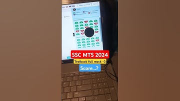 😎SSC MTS 2024 🎯| Testbook full mock-3 ✅ | Marks-70 😞  #ssc #sscmts #ssccgl