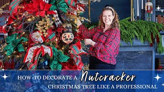 How to Decorate a Nutcracker Themed Christmas Tree Like a Professional
