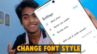 Mobile Font Style Change | How To Font Style In Redmi, Reallme, Oppo, Vivo, Samsung Etc...