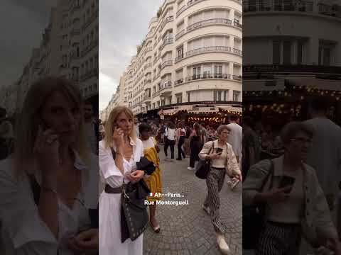 Videó: A párizsi Rue Montorgueil negyed felfedezése