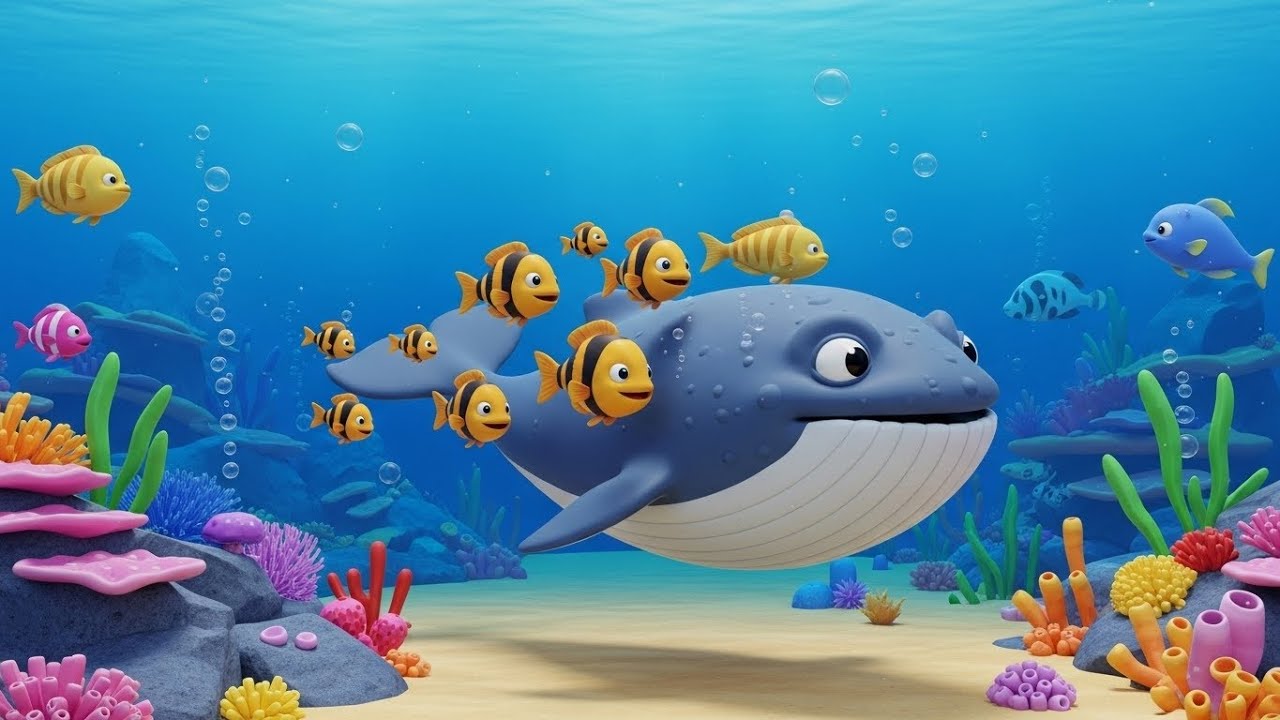 Whale Breathing Boogie | kids nursery rhymes | Baby Song, Ocean Animals Cartoon 🐋🎵
