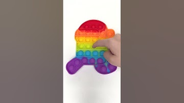 This Pop It Fidget Toy is Fun and Happy - Satisfying Relaxing ASMR