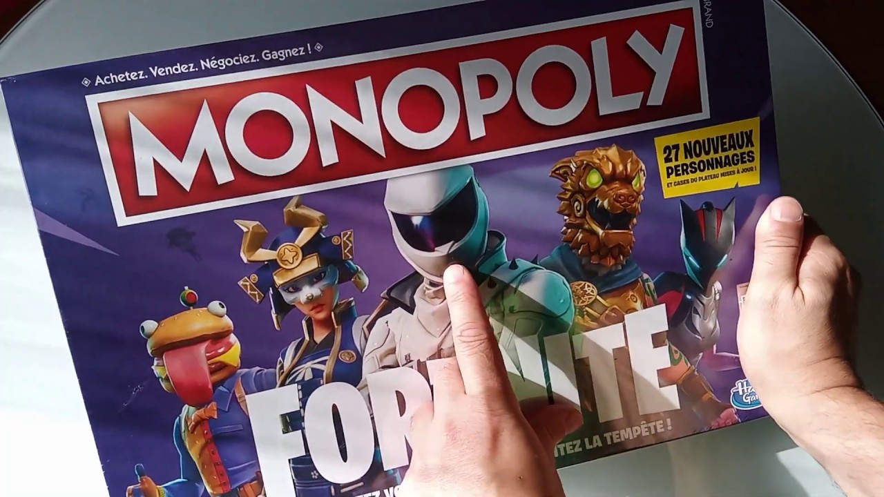 Jeu de plateau Monopoly Fortnite, Monopoly