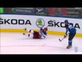 Referees at Finland - Russia IIHF WC 2014 Final