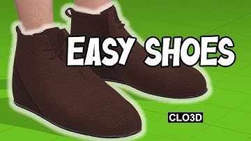 Easily Make Shoes in Clo3D!