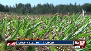 9-year-old girl dies after ATV driven by 11-year-old friend overturns in Plant City