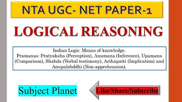 Indian Logic Pramānas: Pratyaksha , Anumana , Upamana , Shabda , Arthapatti and Anupalabddhi