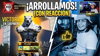 Arrollamos con reacción y devastación con la ametralladora