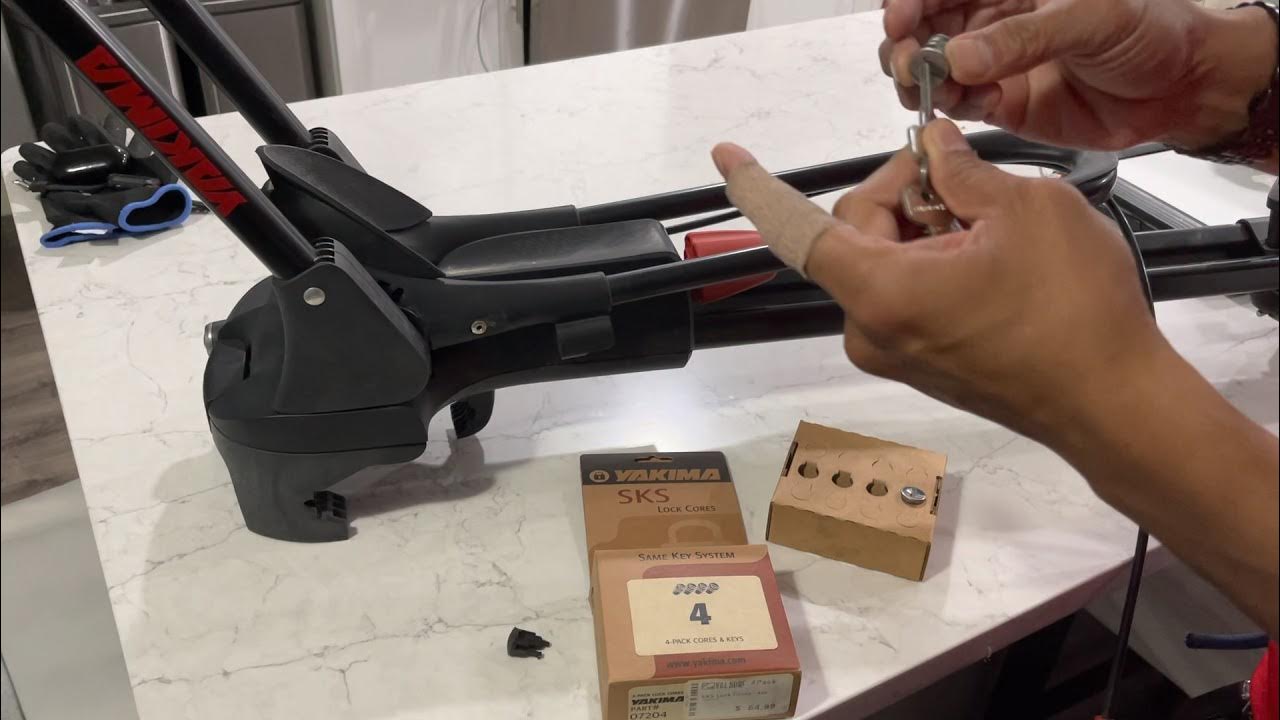 Yakima Frontloader SKS Lock Core Installation YouTube