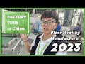 Factory tour  aluminum dry floor heating mass manufacturing process in china in 2023