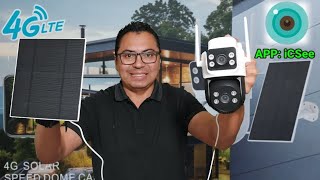 Câmera 4G LTE com chip e placa solar como configurar aplicativo: iCSee