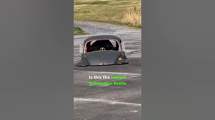 Lowest Volkswagen Beetle EVER!!?! #Shorts