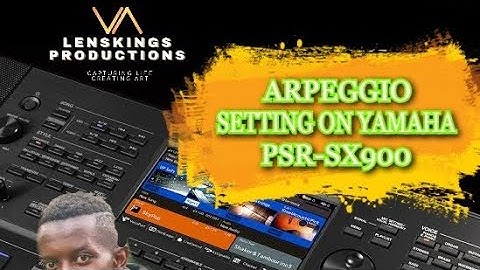 Setting Up Keyboard Harmony/Arpeggio - Yamaha PSR-SX900 || Tutorial by Parto Organist